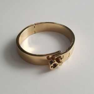 Kate Spade hinged gold bracelet